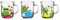 sendez 6 tazas de rana diseño taza 250 ml Vasos de té Niños vasos vasos kindertassen