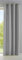Vorhang Blickdicht Gardine Matt Lichtdurchlässig »Palermo« mit Ösen und Raffhalter Dekoschal HxB 225x140 cm Grau, 10000265