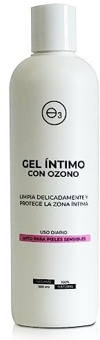 OZONO D'OR - Gel Intimo Mujer con Ozono 100% Natural BIO, Previene Vaginosis Bacteriana, Elimina Hongos, el Picor Vulvar, el Olor, es Antiséptico y Reparador | Higiene Intima Mujer Sensible. | 300 ml