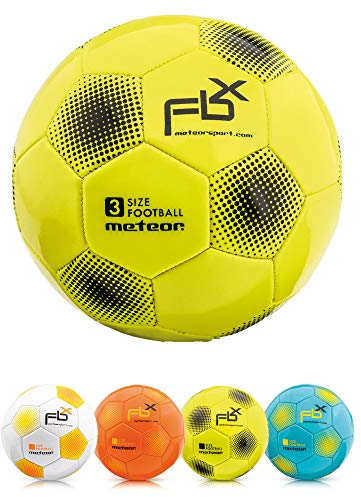 meteor Kinder Fußball Ball kleine Sportball Kleinkinder Freizeitball für drinnen und draußen Ball für Mädchen und Jungen in Allen Größen #1#3#4 und #5