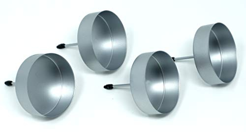 4 Kerzenhalter ohne Dorn für LED Kerzen bis 5 cm Durchmesser