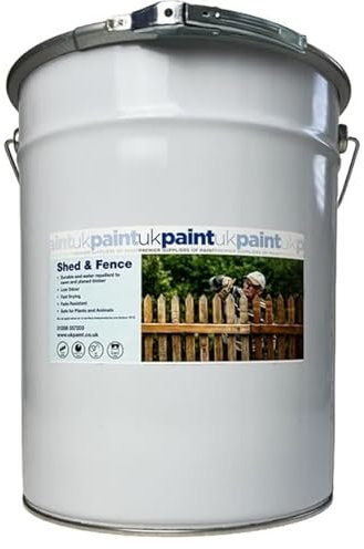 20 Litres - One Coat Shed And Fence Paint - Black