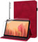 GLANDOTU Custodia per Samsung Galaxy Tab a 10.1 2019 (SM-T510/SM-T515) Cover con pellicola protettiva e pennino - Ultra Sottile Flip Pelle PU in Samsung Tab a 10.1 Custodia 2019 (rosso)