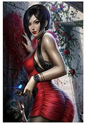 LINYUYI Resident Evil HD 3 Leinwand-Poster, Schlafzimmerdekoration, Sport-Landschaft, Bürozimmer, Dekoration, Geschenkrahmen: 40 x 60 cm