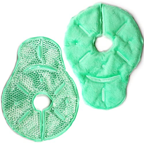 Wiederverwendbare Brusttherapie-Paket, Brust-Eispackungen, Still-Essentials, zur Linderung von Stillschmerzen, Verstopfung, Schwellungen, Mastitis, Mastektomie, 2 Stück