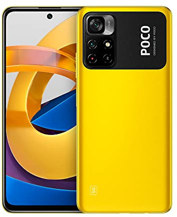 Xiaomi Poco M4 Pro 5G - Smartphone 64GB, 4GB RAM, Dual Sim, Yellow