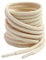 VSUDO 90 cm Round Cream White Boot Laces, 4mm Diameter Shoe Laces for Boots, Heavy Duty Outdoor Work & Hiking Shoelaces for Men or Women (1 Pair-Cream White-90cm)
