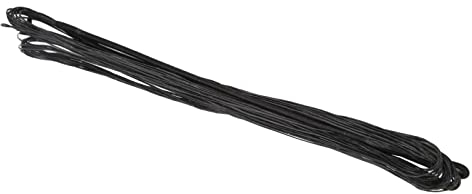 Pasamer Ersatz-Bogensehne, Schwarze 12-strängige stabile Bogensehne für Recurve-Bogen 64 Zoll