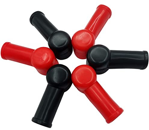 HuaLiSiJi 6 Stücke Batteriepolabdeckung Batterie Abdeckung Polabdeckung Batterie, for Motorbike Car Truck Marine Boat Camper (A-6 Stücke)