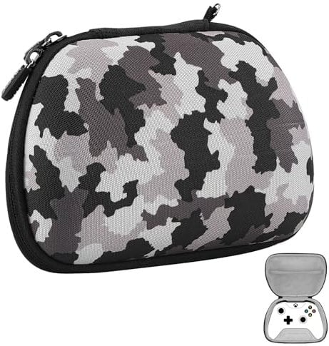 GEEKRIA Reisetasche Kompatibel mit Xbox Elite, Xbox Series X oder Series S oder Xbox Core Wireless Controller Tragetasche Gaming Zubehör Gamecontroller Schutzhülle Aufbewahrungstasche