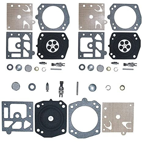 Gubeter Vergaser-Reparatursatz, für Husqvarna 133 234 238 242 250Rx 254 262 42 44 440 450 Kettensäge, für Walbro K10-Hda