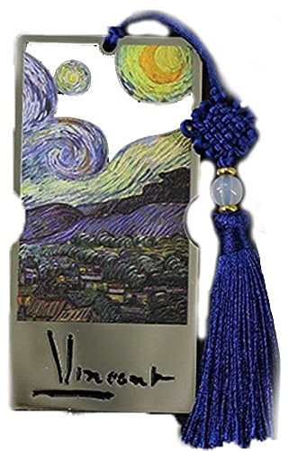 Wudaizhi Van Gogh Serienwerke Edelstahl-Metall-Lesezeichen Kunstausstellungs-Souvenirs Geschenkbox-Verpackung Sonnenblume