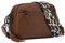KL928 umhängetasche damen handtasche schultertasche kleine Tasche vintage damenhandtasche mit breitem Schultergurte (D.Yellow Brown)