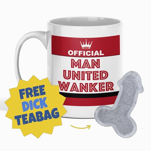 Bagamug Football Rival Mug – Manchester Banter Gift – red Devils Funny Office Mug Ceramic Coffee Cup Premier League Hotspur Secret Santa Birthday Dad Boss Uncle Cheeky Novelty Cup for Him or Her