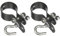 Alberts 655662 Schelle für Geflechtspannstäbe | verzinkt, anthrazit-metallic | Schellen-Ø 34 mm (Packung mit 2)