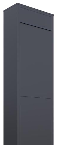 Boîte aux lettres sur pied, Boite à lettres extérieure, design Big Box anthracite Bravios