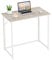 Dripex Schreibtisch Faltbar Tisch Computertisch Klappbar PC Tisch für Homeoffice Arbeitszimmer (Oak-Montage)