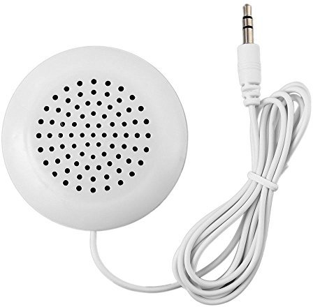 Booso Mini White 3 5mm Pillow Speaker For CD Radio MP3 Player