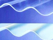 Polycarbonat Wellplatten Lichtplatten Profil 76/18 - Welle - 2,8 mm - glatt - glasklar und opal-weiß - uneingeschränkt hagelfest - ab 34,90 Euro/m² (opal weiß, 7000)