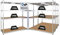 PROREGAL Mega Deal 4X Schwerlastregal Taurus XL mit TÜV/GS Zertifizierung 180x160x60cm mit Fachlast 250kg Verzinkt Kellerregal, Steckregal, Garagenregal, Lagerregal