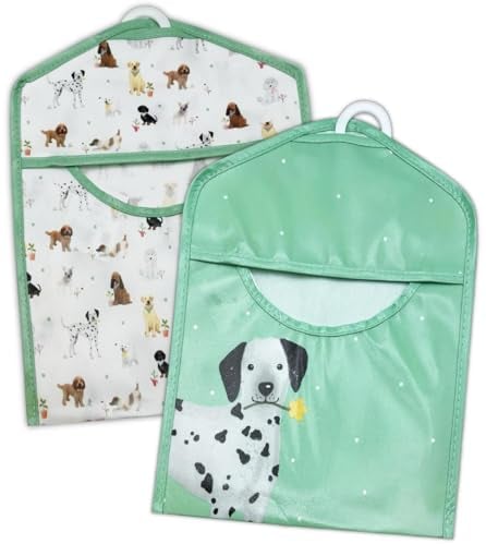 HANGING PEG BAG HANGER DOG STRONG CLOTHES LAUNDRY WASHING LINE PEGS HOLDER 35CM (Random Design)