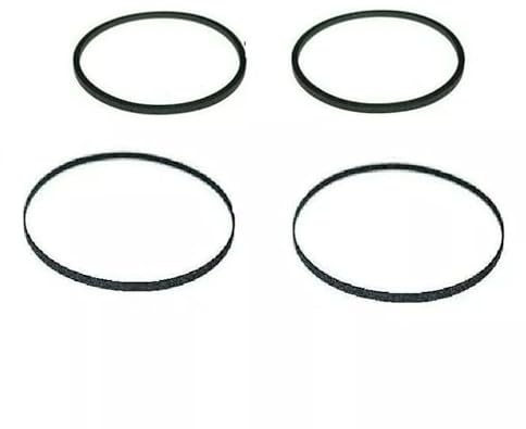 Cassette Deck Section Belts Kit Rubber Belt Compatible with Sony Double Cassette Deck