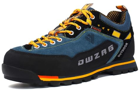 SANANG Uomini Scarpe da Trekking all'aperto, Sport Pelle Alpinismo Trekking Caccia Scarpe Sportive