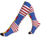 JEJEA Calcetines de compresión con estampado de bandera de España para mujeres y hombres, calcetines de enfermera, calcetines de apoyo, para correr y deportes, 1 negro., Talla única