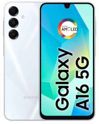 Samsung Galaxy A16 5G, 128 Go + 4 Go de RAM, Appareil Photo jusqu'à 50 MP, écran de 6,7, NFC, IP54, Batterie 5000 mAh – Gris