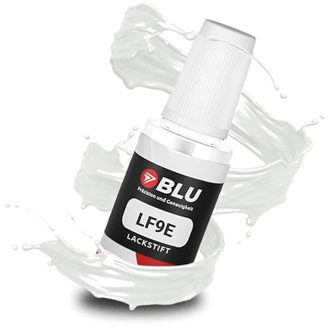 BLU Auto Lackstift Weiß kompatibel für Skoda LF9E Weiss CANDYWEISS | Auto Lack Reparatur Ausbesserungslack