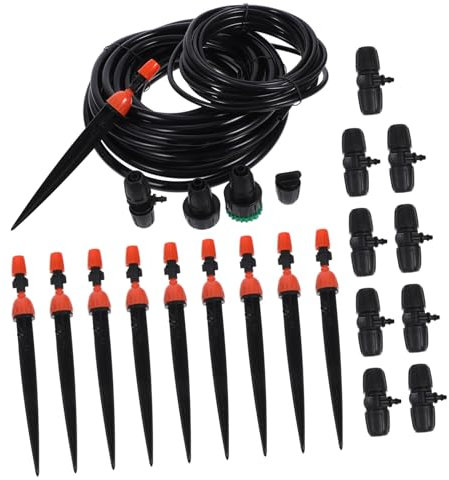 KONTONTY Aspersor Agua Sistema De Riego Por Goteo Boquilla Ajustable Para Jardín y