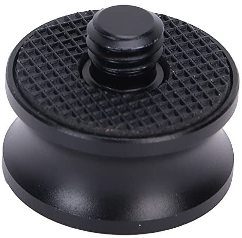 Mtlavishness Adaptador de tornillo de trípode de 38 tornillos de 5 x 5 x 3, 1 4 pulgadas hembra a 3 8 pulgadas macho para trípode de cámara