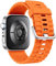 JYMYI Bracelet de Montres pour Huawei Watch Fit 4 Pro Bandes de Montre Sangle Wristband, Silicone Band pour Huawei Watch Fit 4/3 Bracelets de Remplacement Smartwatch Armband (orange)