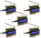 KEALLANS 5X DIY DC 5V Radio Numérique Kit Pièces TDA5807 51 Monopuce FM Digital Sound Machine STC89C52 Puce 87MHZ-108MHZ