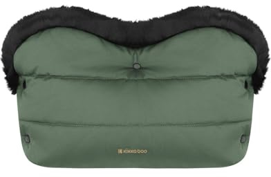 Kikka boo Kinderwagen Handwärmer Urban, Handmuff, Steppdesign, Druckknöpfe grün