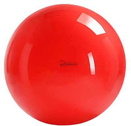 GYMNIC Mega Gymnastikball, Rot, Durchmesser 180 cm