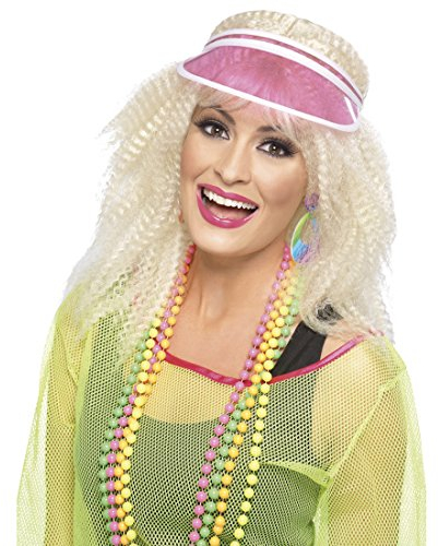 Amakando Schirmmütze Damen Visor pink Schirmkappe Sonnenschild Sonnenmütze Sommer Faschingsmütze