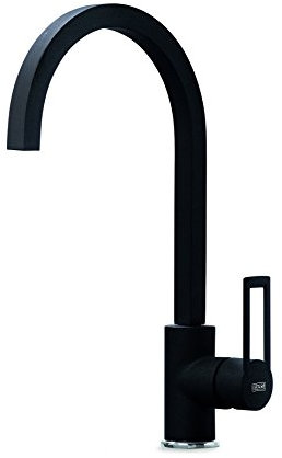 Elleci Bridge Miscelatore Monocomando con Canna Girevole, Full Nero 40