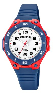Calypso Watches Unisex Adult Quartz Watch, Analogue Classic Display and Plastic Strap K5758/1