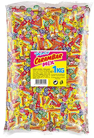 Carambar Bonbon Les Minis Assortiment 1 kg - Lot de 2