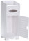 Youyijia Bathroom Storage Unit 55x21x21cm Bathroom Floor Cabinet Small Bathroom Storage Corner Floor Cabinet Floor Standing with Doors and Shelves for Bathroom