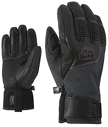 Ziener Herren Ganzenberg Ski-Handschuhe/Wintersport, wasserdicht, atmungsaktiv, Alpine Wool, 10.5