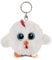 NICI Glubschis: Das Original – Glubschis Schlüsselanhänger Henne Henlou 9 cm – Huhn Kuscheltieranhänger mit Schlüsselring für Schlüsselband, Schlüsselbund & Schlüsselhalter – Taschenanhänger