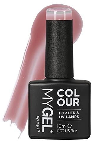 Mylee Gel Nail Polish 10ml [Left On Read] UV/LED Soak-Off Nail Art Manicure Pedicure for Professional, Salon & Home Use [Sheer Nudes Range] - Long Lasting & Easy to Apply