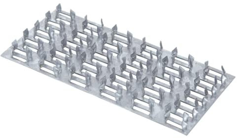 [FIXINGS DIRECT®] Ultimate Timber Mending Plate - Heavy Duty Wood Joining Nail Plate - Spiked Timber Joining Plate (Multi Sizes) (50 Pack, 50 x 111mm)