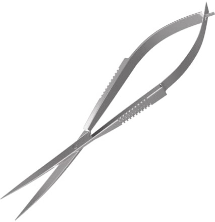 Dennerle Plant Scissors Spring, 15 cm - Edelstahl Pflanzen Schere für Aquarien