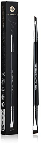 EigshowBeauty Augenbrauenpinsel & Eyeliner-Pinsel, doppelendiger abgewinkelter Augenbrauenpinsel und Eyeliner-Pinsel, 2-in-1-Eyeliner-Pinsel, feine Spitze mit Augenbrauenpinsel, ein Pinsel für zwei