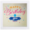 Brandsseller Spardose Bilderrahmen aus Holz mit Glas 14,5x14,5x6,5 cm – Sparrahmen mit Sichtfenster & Einwurfschlitz – Deko-Spardose für Geldgeschenke & besondere Sparziele - Happy Birthday to You