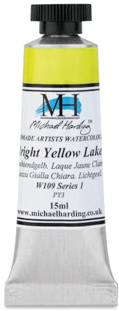 Michael Harding Professional Watercolors - 15ml Tubes (Yellow Lake)