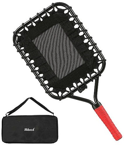 Jikbeed Raqueta de béisbol para pelotas de mosca: raqueta Fungo para entrenadores y padres para ayudar a los jugadores a practicar golpear tierra y moscas pop (rojo)